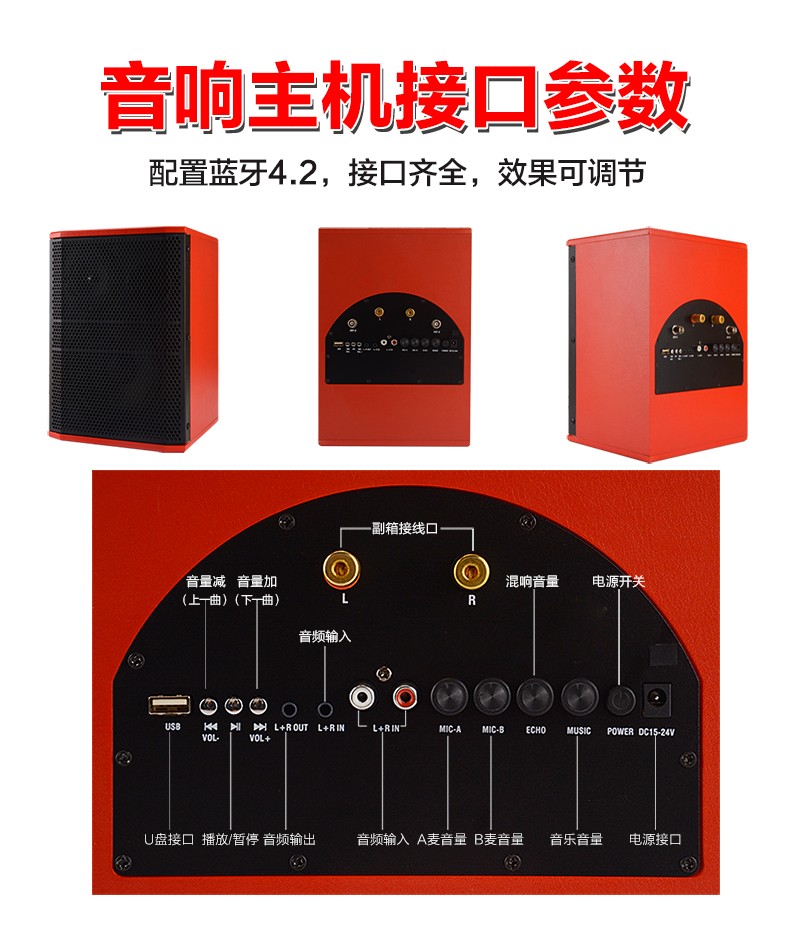 麦巢W5无线麦克风音响套装