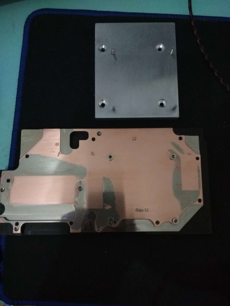 EK GTX680显卡水冷头改装到GTX960显卡上