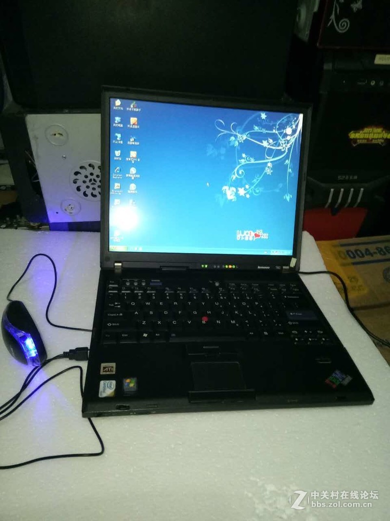 联想Thinkpad T60商务笔记本，双核/2G内存/100G硬盘/独立显卡/无线WIFI/蓝牙/14寸屏幕