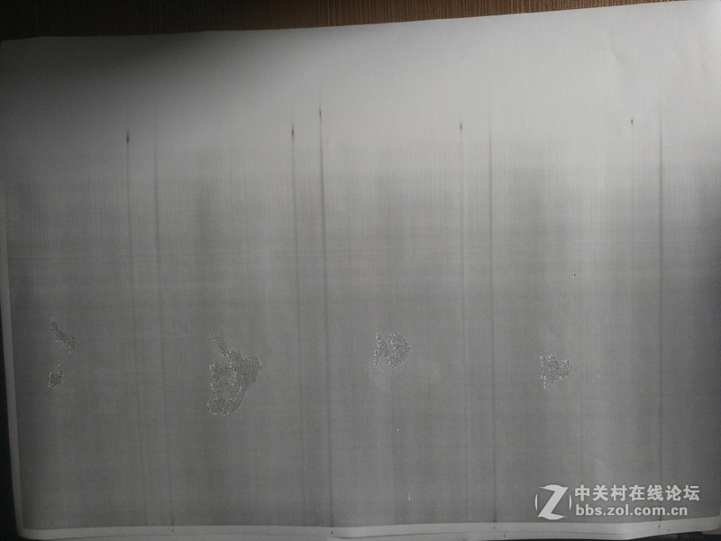 求助，一台久置的2318打印出现部分问题