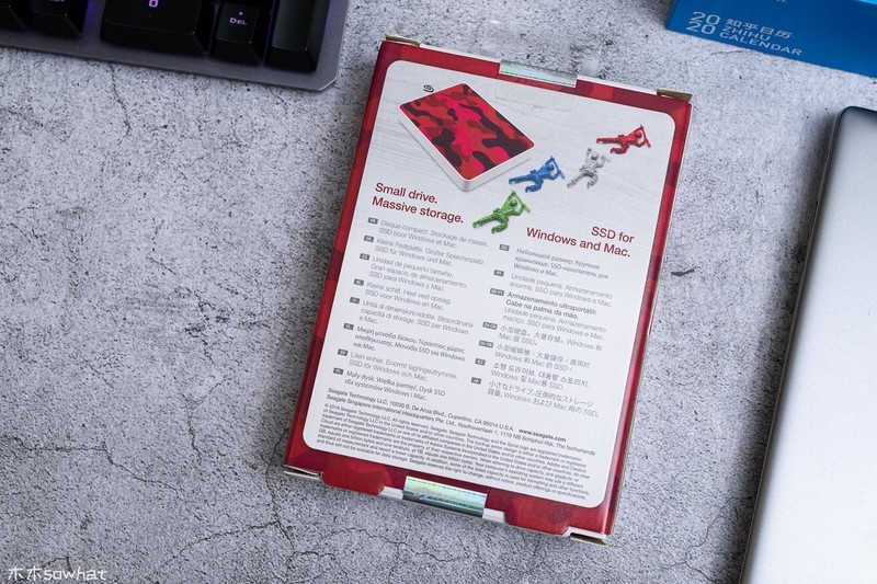 时尚随行——名片大小的希捷颜系列迷彩定制款2.5英寸移动硬盘体验