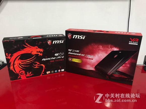 你选哪一个？ gt72 467和ge62 203开箱对比