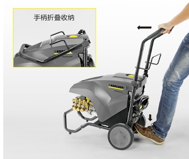 高压清洗机清洗罐车，用电与水量都是最少，可节省支出成本！