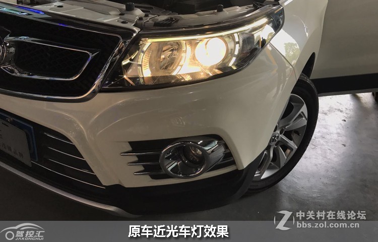 深圳驾控汇北汽绅宝七度英雄旅行版大灯升级,氙气灯透镜