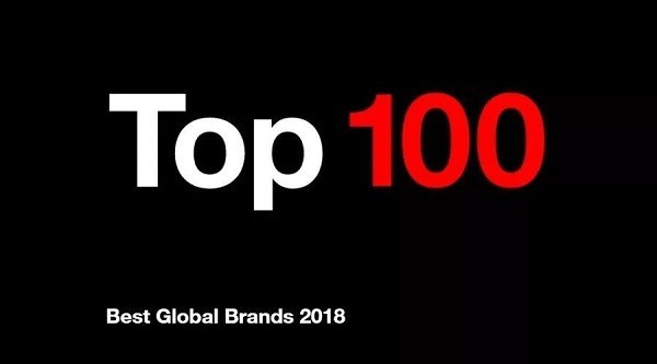2018年全球最具价值100大品牌榜,苹果位居榜首