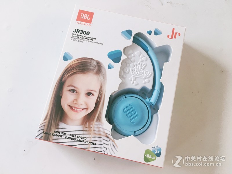 萌萌哒糖果色！JBL JR300蓝色开箱