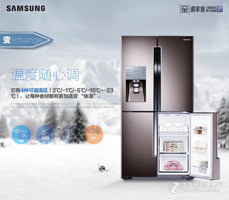 星空体育平台品式多门冰箱  开启美味人生