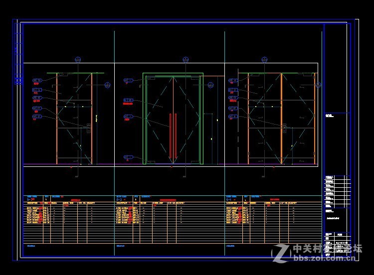 CAD公装室内设计酒店大堂施工图图纸附加效果图