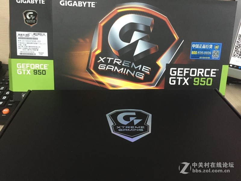 换货的Gigabyte/技嘉 GV-N950XTREME-2GD GTX950游戏显卡到了，发开箱图