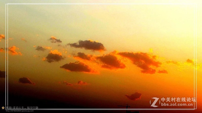 云舒云卷，晚霞靓丽
