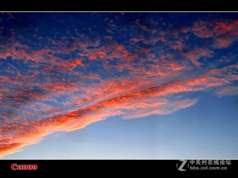 云舒云卷，晚霞靓丽