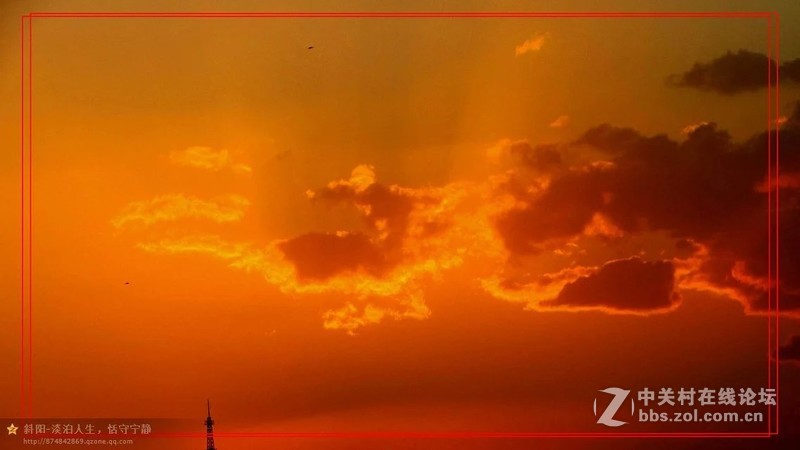 云舒云卷，晚霞靓丽