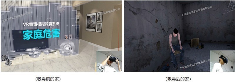 PC端 VR禁毒戒毒模拟（家庭危害）