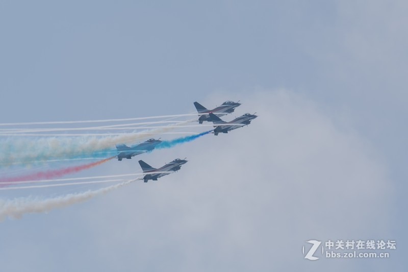 2018珠海航展 蓝天仪仗队 八一飞行表演队