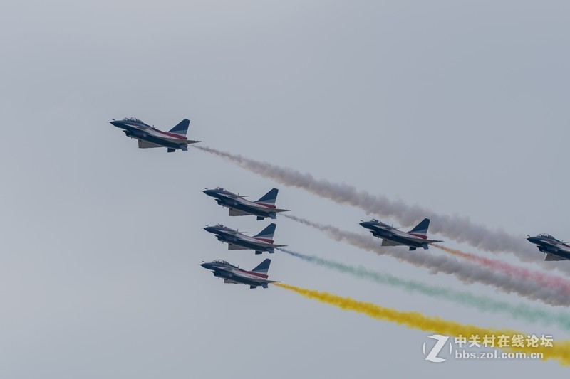 2018珠海航展 蓝天仪仗队 八一飞行表演队