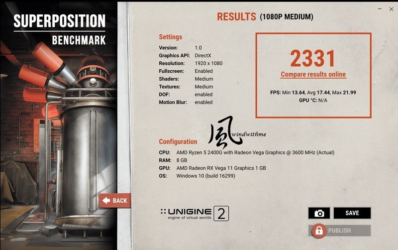 AMD内显效能大进步 - Ryzen 5 2400G效能与游戏解析