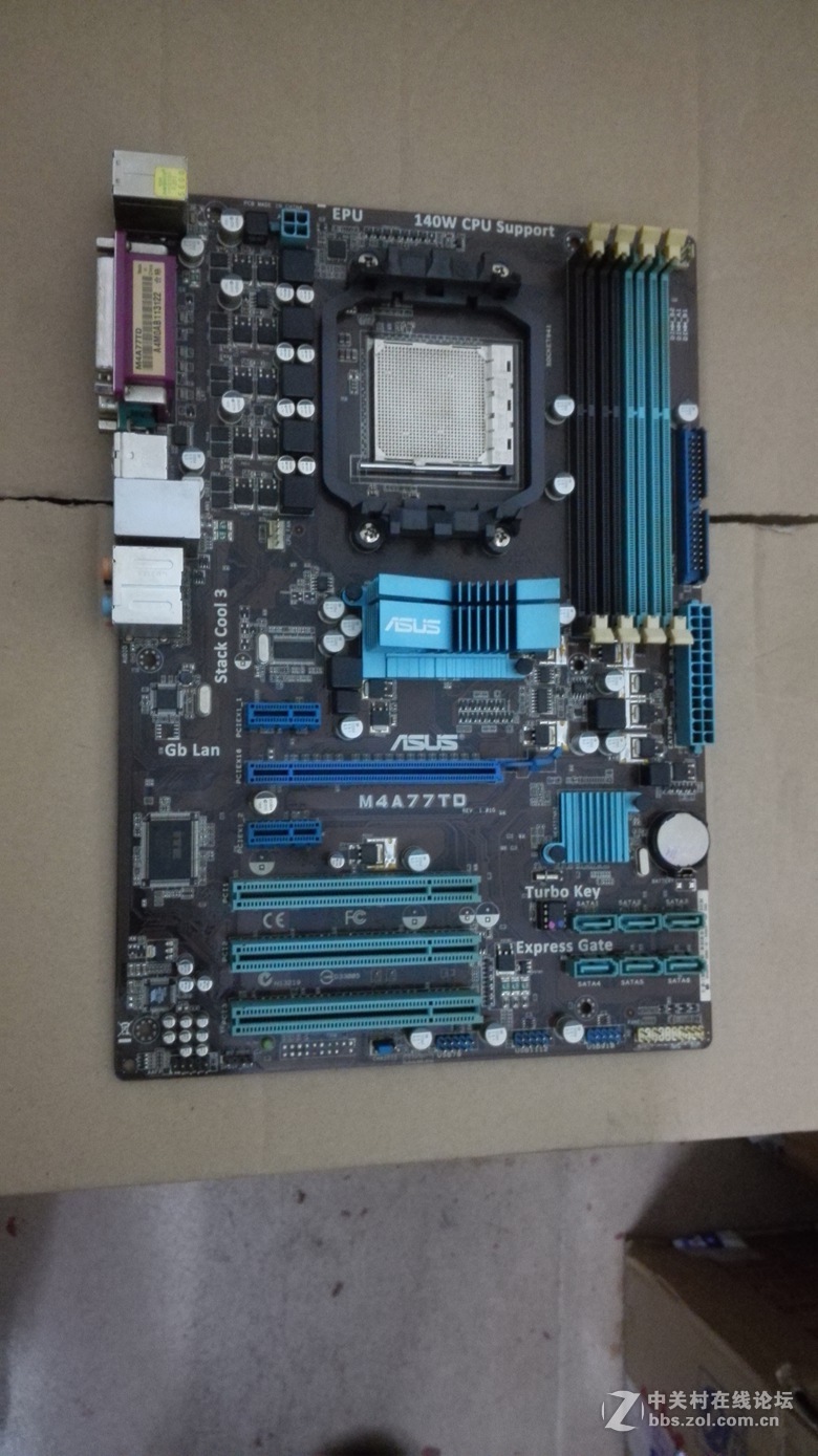 55元/片 出 华硕 M4A77TD 全固态DDR3 770主板 45片