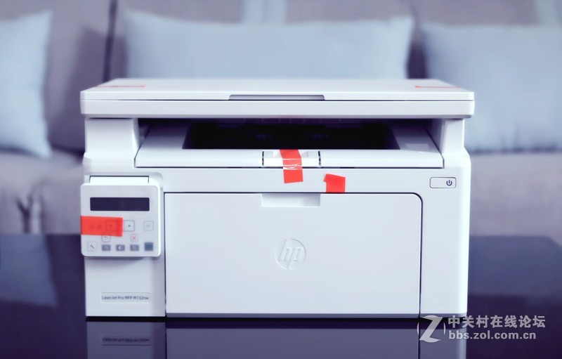 ＃商务办公多面手＃小体积多功能，惠普M132nw一体机外观篇
