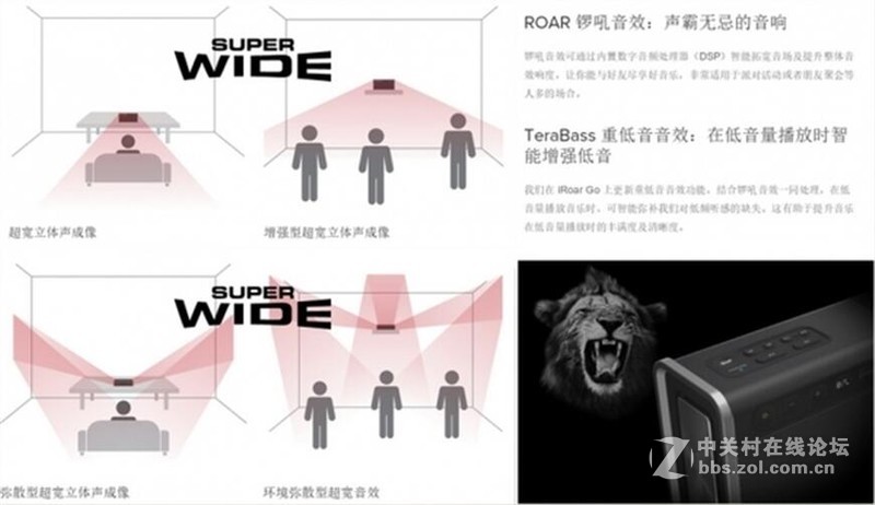 美声本该如此，体验创新iROAR GO声霸锣防水级蓝牙音箱