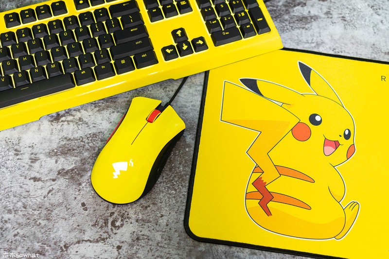 萌力十足——雷蛇皮卡丘限定款外设套装