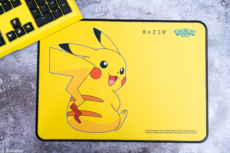 萌力十足——雷蛇皮卡丘限定款外设套装