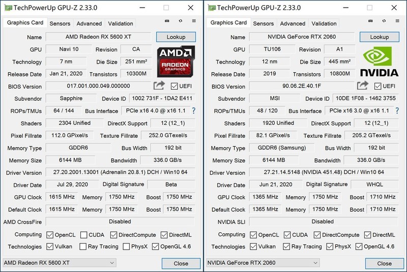 AMD新版肾上腺素驱动上线，RX5600XT和RTX2060该选谁？