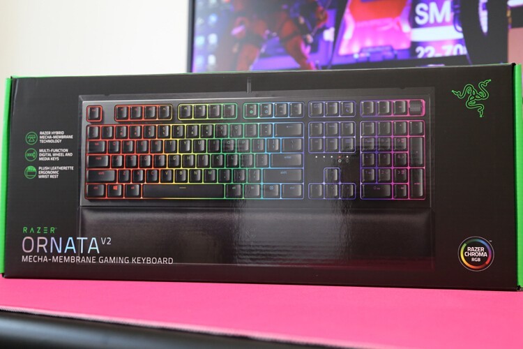 最佳轻机械键盘体验：雷蛇雨林狼蛛V2  Razer Ornata v2
