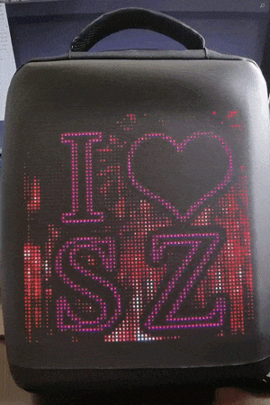 网红地摊神器，LED创意背包让出行脑洞大开