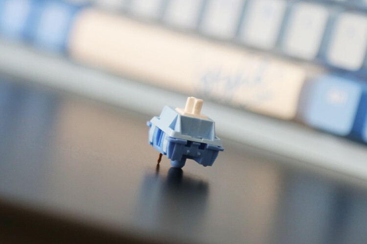 【首发新品】300元档位客制化体验：达尔优A87天空蓝限定版天空轴体验