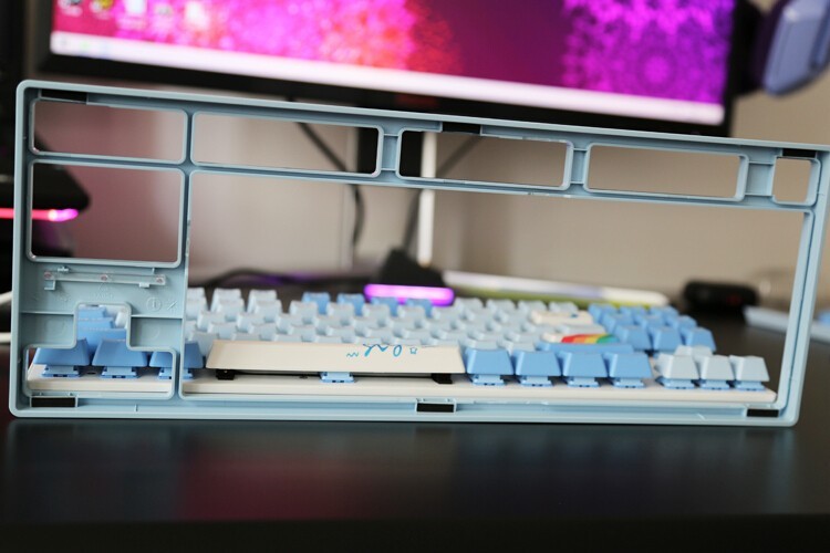 【首发新品】300元档位客制化体验：达尔优A87天空蓝限定版天空轴体验