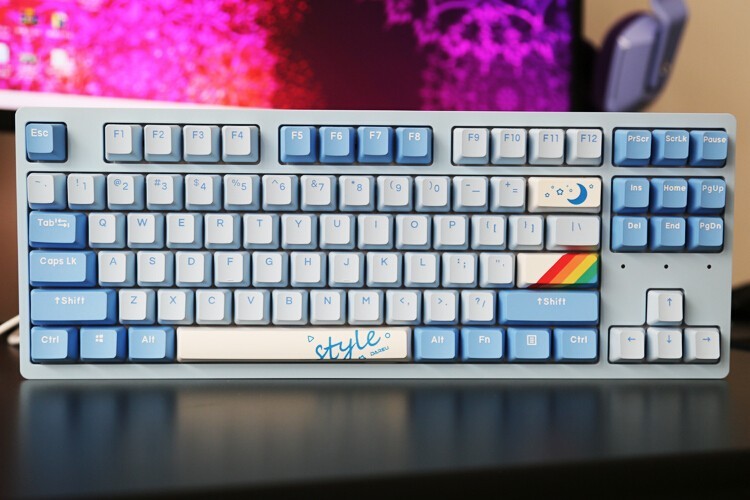 【首发新品】300元档位客制化体验：达尔优A87天空蓝限定版天空轴体验