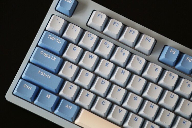 【首发新品】300元档位客制化体验：达尔优A87天空蓝限定版天空轴体验