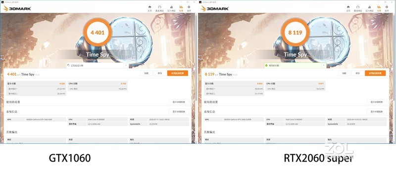 新老显卡对比，想玩好光追游戏还是上新显卡吧