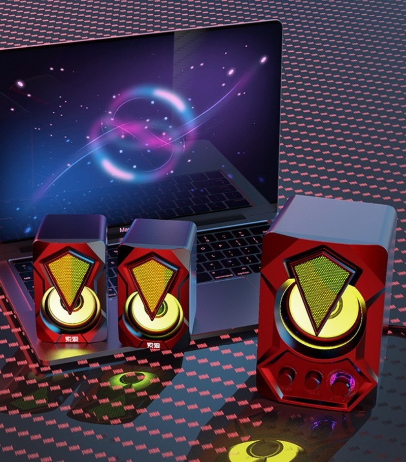 颜值音效双重爆棚！索爱L15台式电脑音响带你开启“超嗨”游戏体验