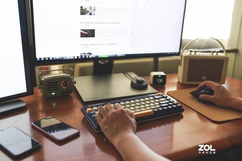 复古个性有活力，无线三模给实力，上手小测杜伽Fusion航海蓝