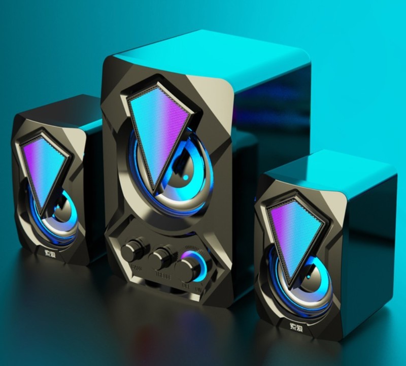 颜值音效双重爆棚！索爱L15台式电脑音响带你开启“超嗨”游戏体验