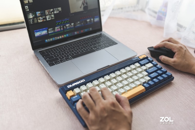 复古个性有活力，无线三模给实力，上手小测杜伽Fusion航海蓝