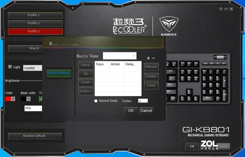 防水换轴啥都有 超频三GI801黑曼巴游戏机械键盘体验