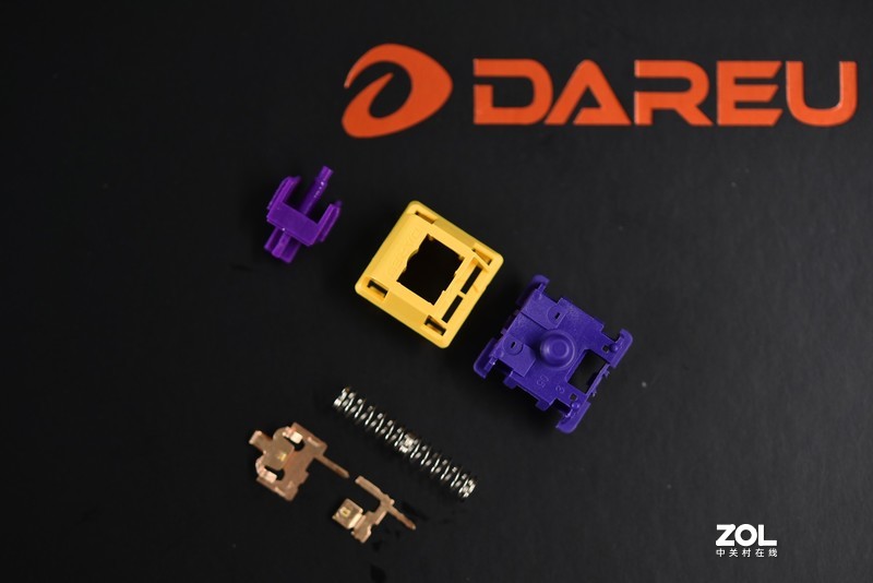 尝一尝国产紫金轴-达尔优A87全插拔紫金轴机械键盘分享