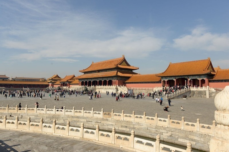 再拍故宫太和门广场