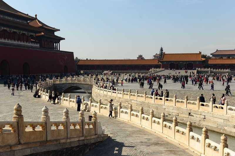 再拍故宫太和门广场