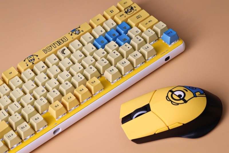 小黄人联名无线键盘鼠标评测：超萌装备陪你并肩作战!