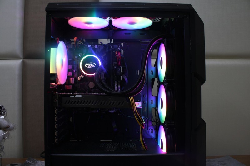 侧透机箱+ARGB冷排光污染改造记