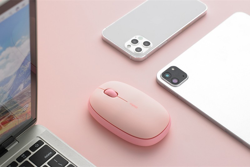 软绵绵、粉嘟嘟，雷柏M650 Silent静音办公鼠标开箱