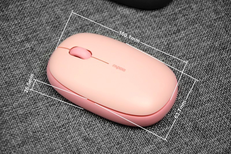 软绵绵、粉嘟嘟，雷柏M650 Silent静音办公鼠标开箱