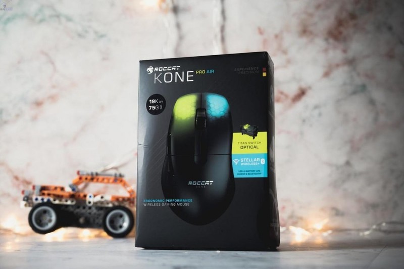 操作更顺滑的电竞鼠标，拥有100小时续航，KONE Pro Air上手