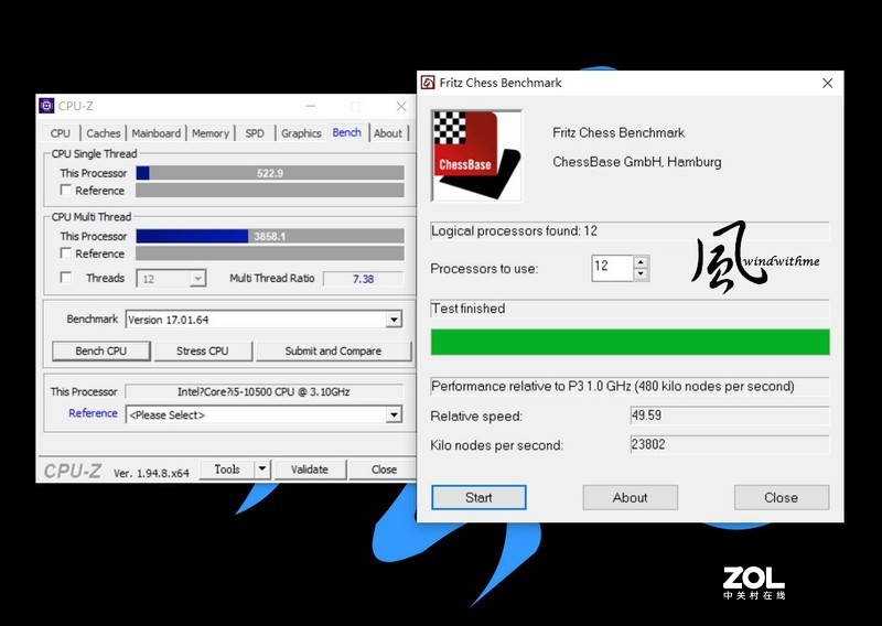 Intel Core i5-10500搭载BIOSTAR RACING B460GTA实测