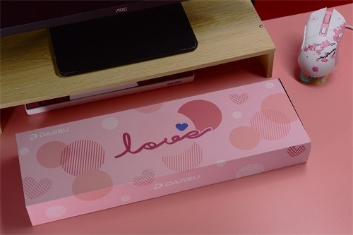 粉色系100key种草实录 ▎达尔优A100三模热插拔轴机械键盘