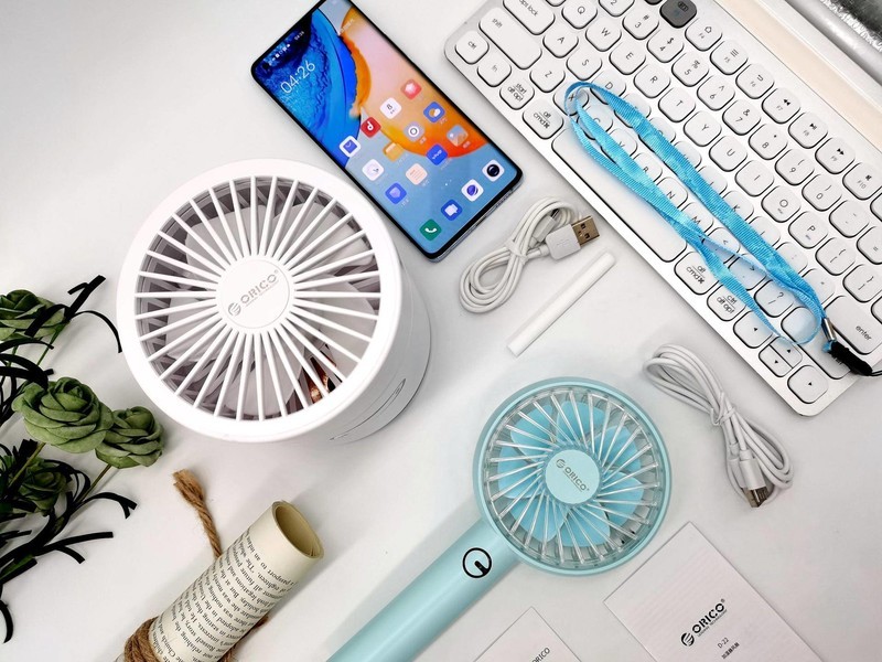 桌面及手持风扇的夏天，ORICO送你清凉及不一样的感觉