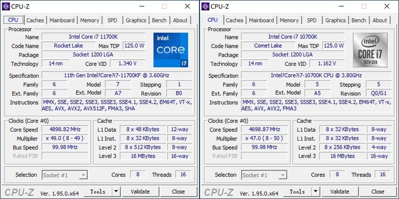 Intel 11代CPU有多强？i7 11700KF、10700K对比实测告诉你